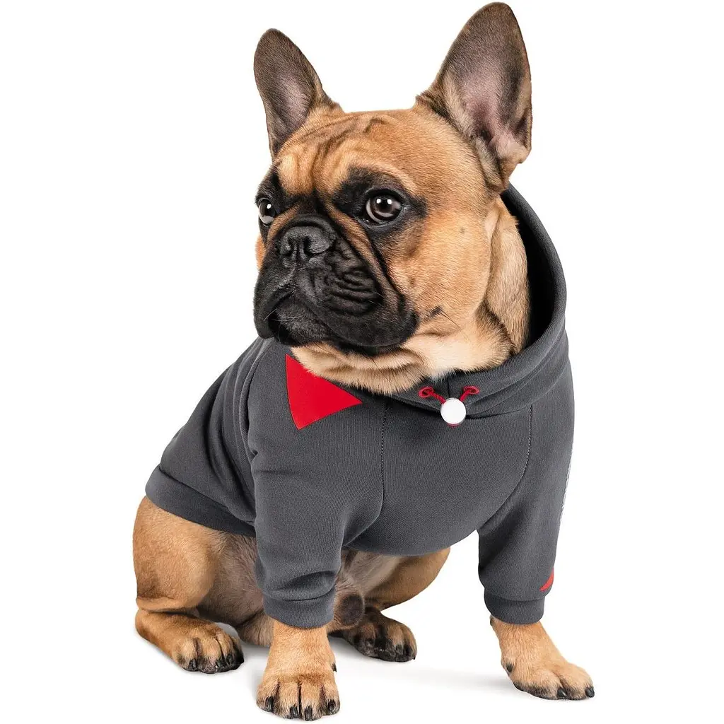 Худі для собак Pet Fashion Snoodie M сірий - фото 3