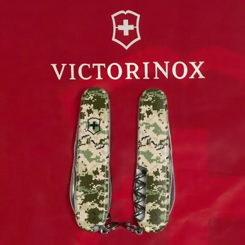 Ніж Victorinox Spartan Army 91 мм Піксель (1.3603.3_W3940p) - фото 11