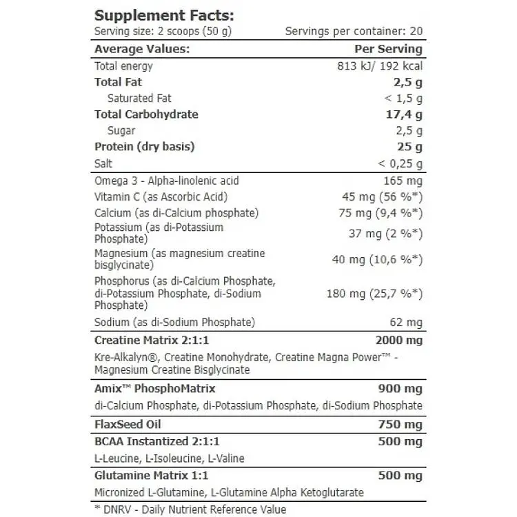 Протеин с углеводами, креатином и электролитами Amix Reco-Pro Protein лесные фрукты 500 г - фото 3