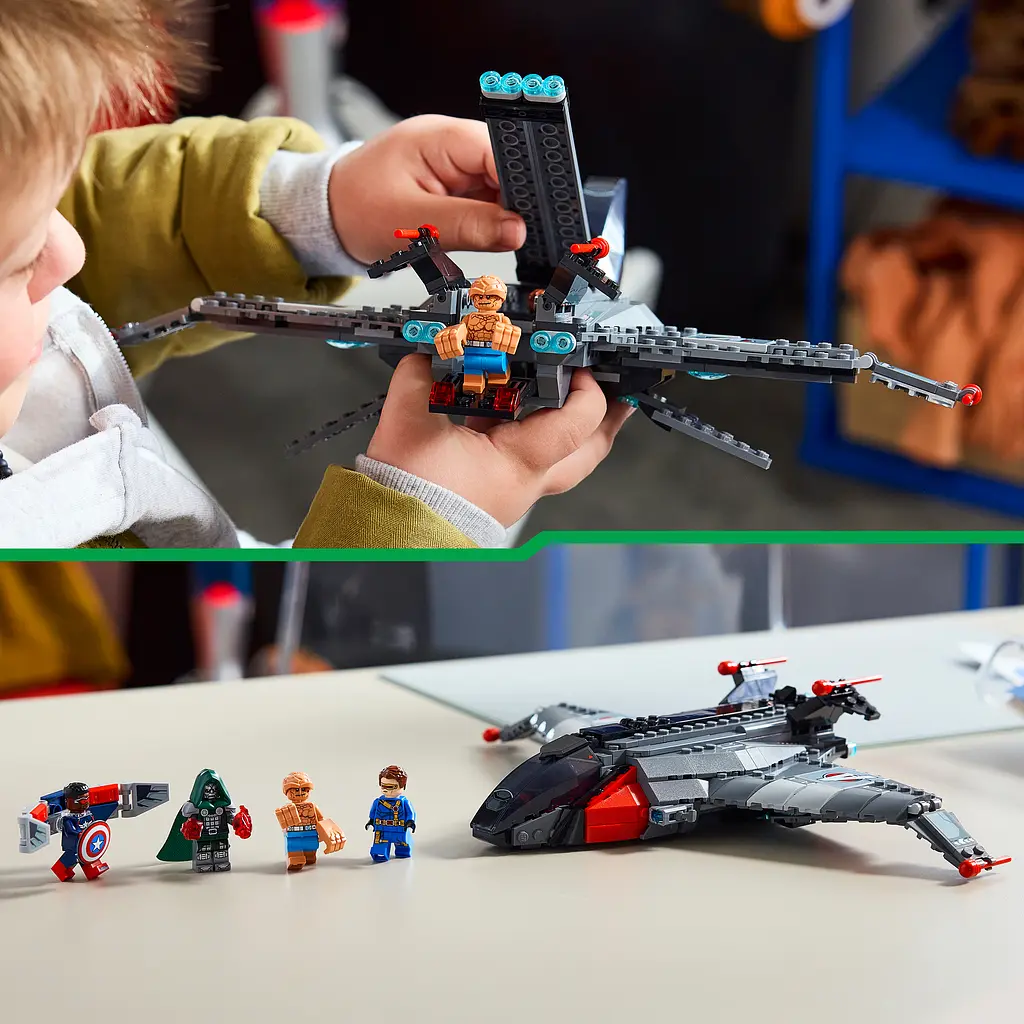 Конструктор LEGO Super Heroes Marvel Месники: Судний день Квінджет 433 ел. (76347) - фото 9