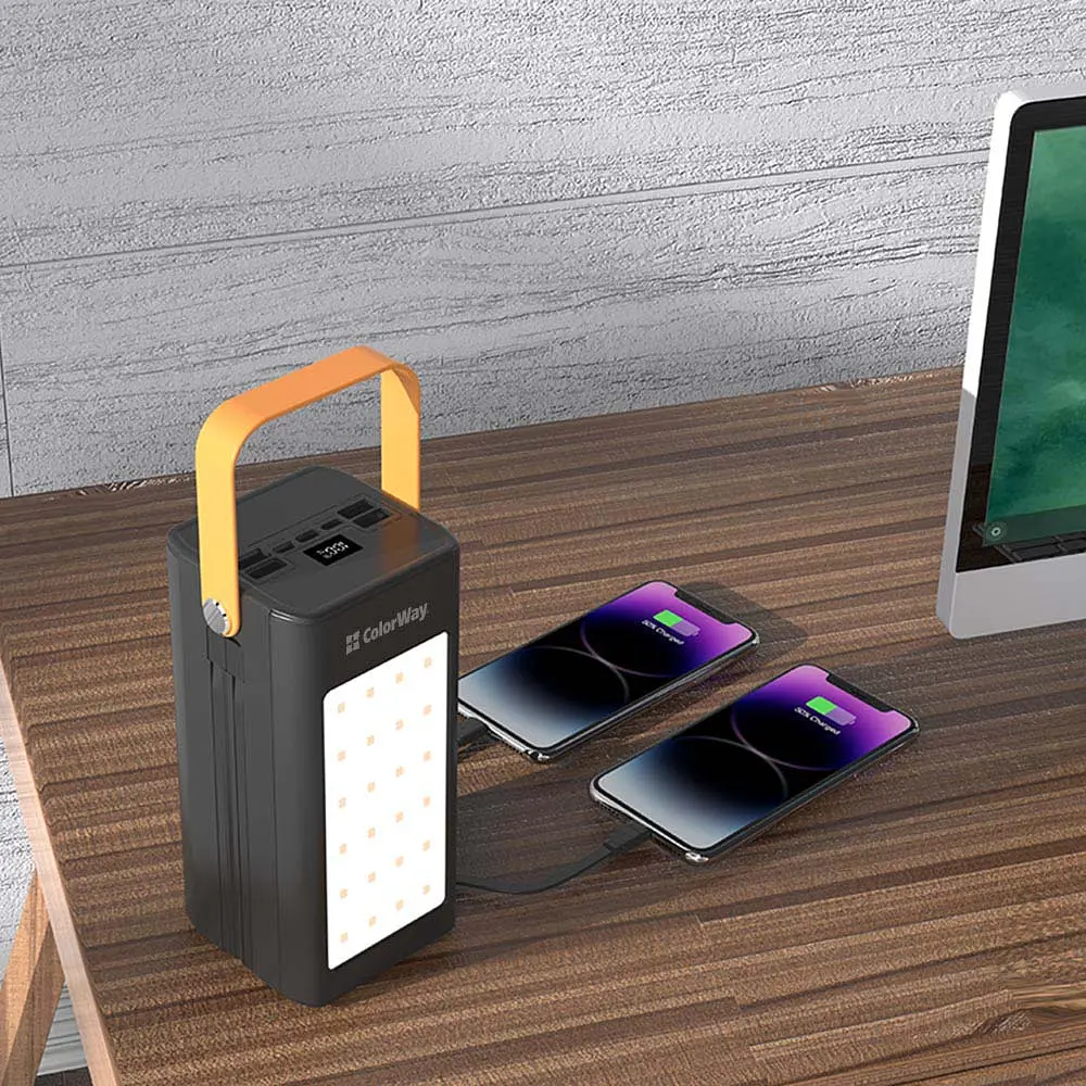 Універсальна мобільна батарея ColorWay LCD/Lamp 80000mAh Black (CW-PB800LPA8BK-PDD) - фото 7