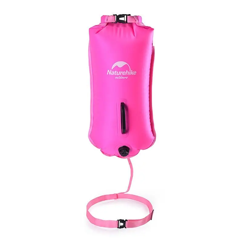 Буй-гермомешок Naturehike NH17S001-G 18л с хомутом (Розовый) - фото 2