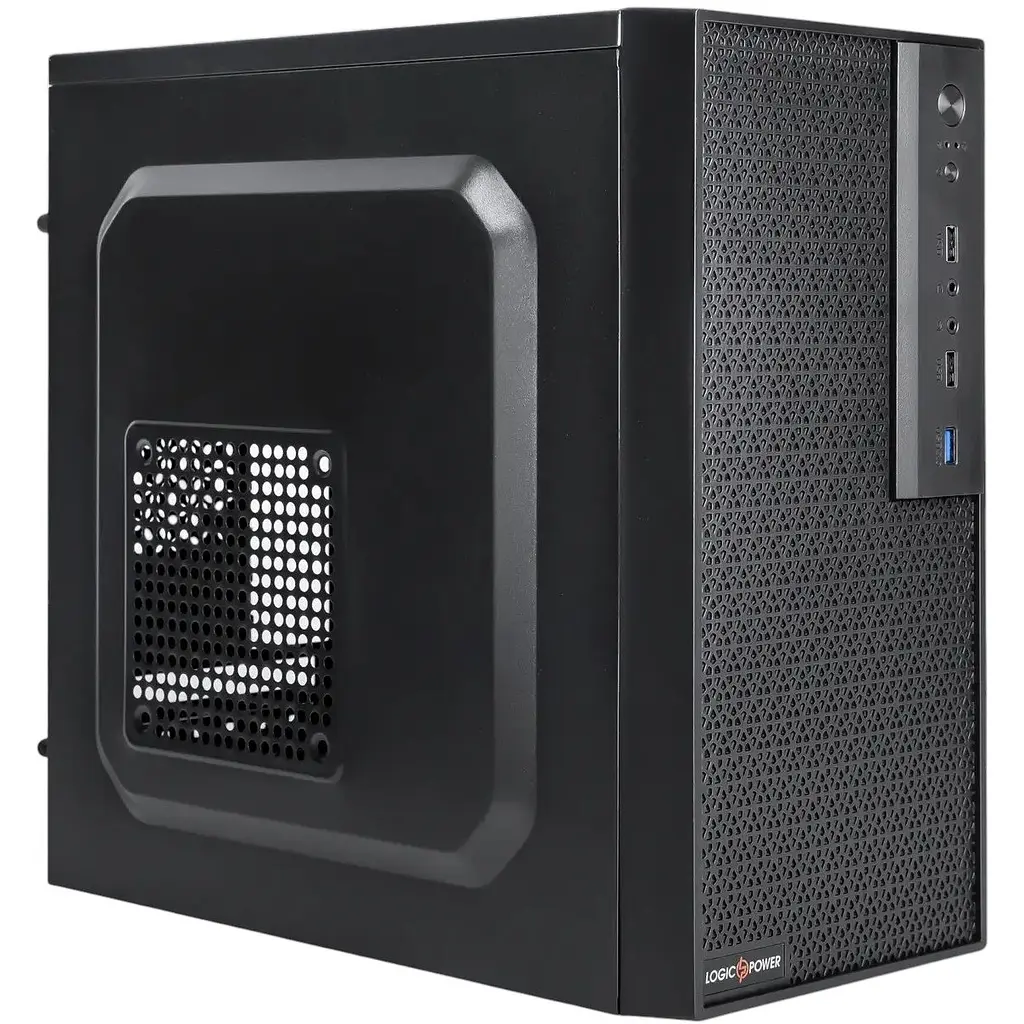 Корпус LogicPower LP 6109-400W MATX 1xUSB3.0, 2xUSB2.0 12 см - фото 2