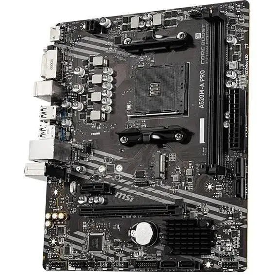 Материнська плата MSI A520M-A Pro Socket AM4 - фото 4