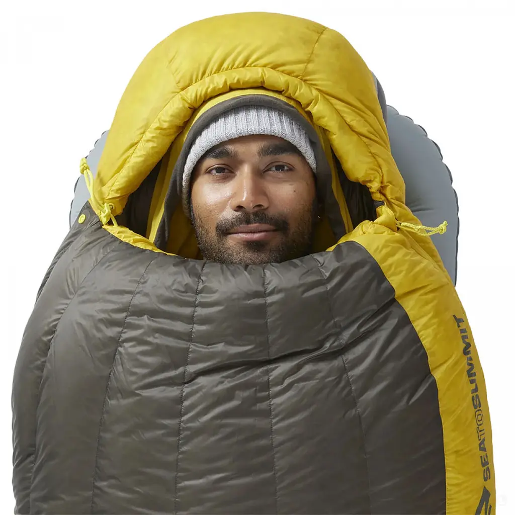 Спальный мешок Sea To Summit Spark -1°C/30F Long 198 L Черный-Желтый - фото 4