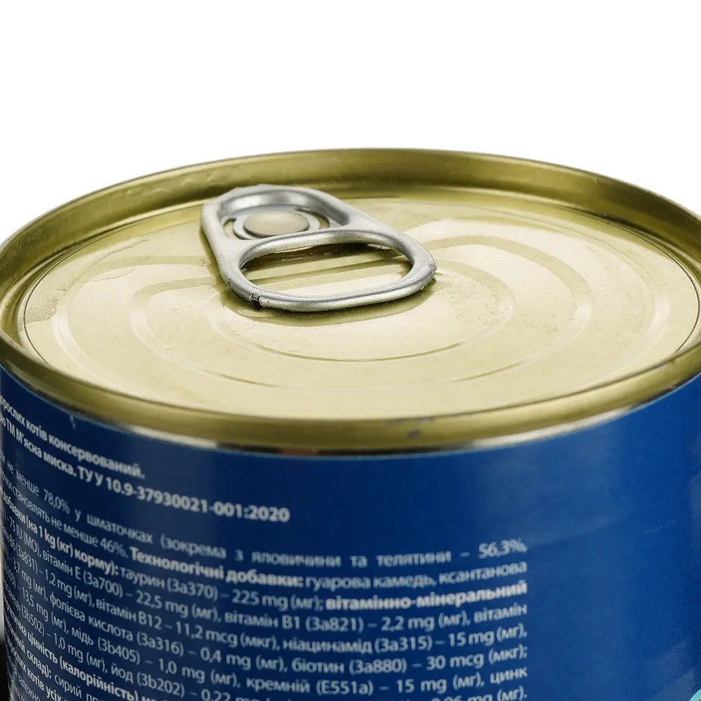 Влажный корм для кошек М'ясна миска кусочки в соусе с телятиной 415 г - фото 4