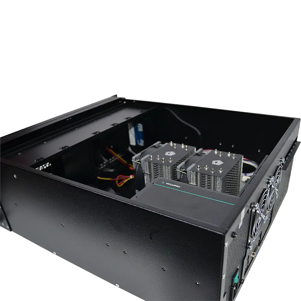 Сервер двопроцесорний Power Up Rack 4U #77 Xeon E5 2680 v4 x2/64 GB/SSD 512 Gb x 2 Raid/Int Video - фото 5