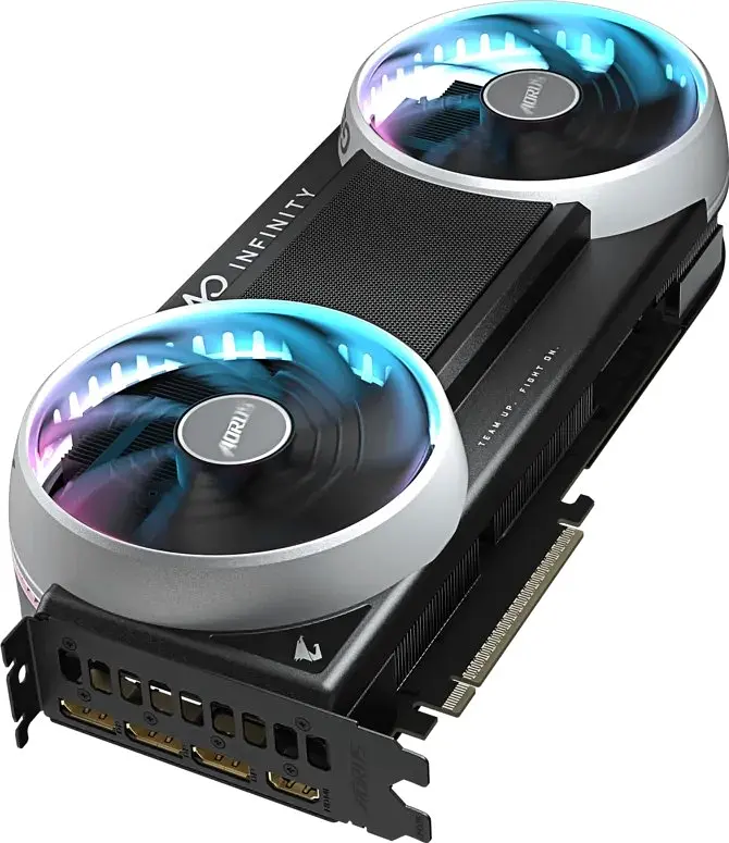 Відеокарта GF RTX 5080 16GB GDDR7 Aorus Infinity Gigabyte (GV-N5080AORUS IF-16GD) - фото 6