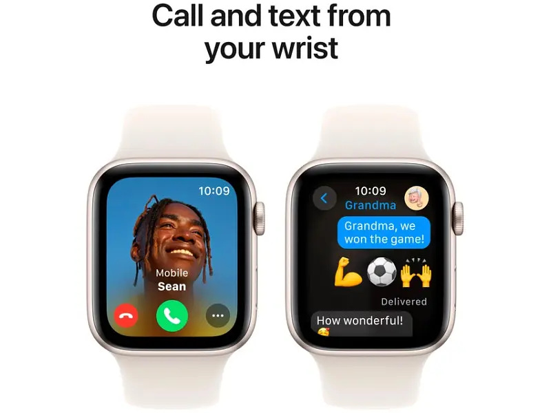 Смарт-годинник Apple Watch SE 2 GPS 40mm Starlight Aluminium Case w. Starlight Sport Band - S/M (MXEF3) - фото 4