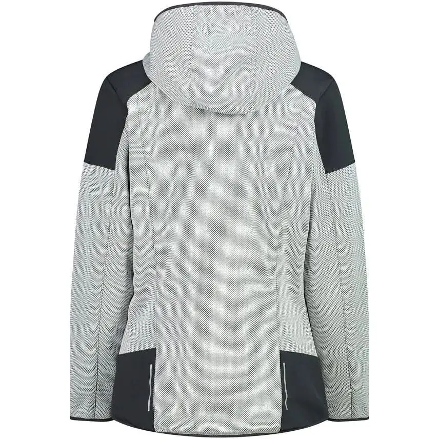 Куртка CMP Women's Jacquard Softshell Jacket Grey/Black XXS (1097-33A2136-25XP 34) - фото 3