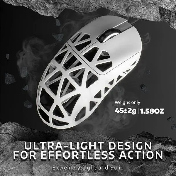 Миша Attack Shark R2 Magnesium Alloy 8K (AS-6972792470900-W) White (G-000004475) - фото 4
