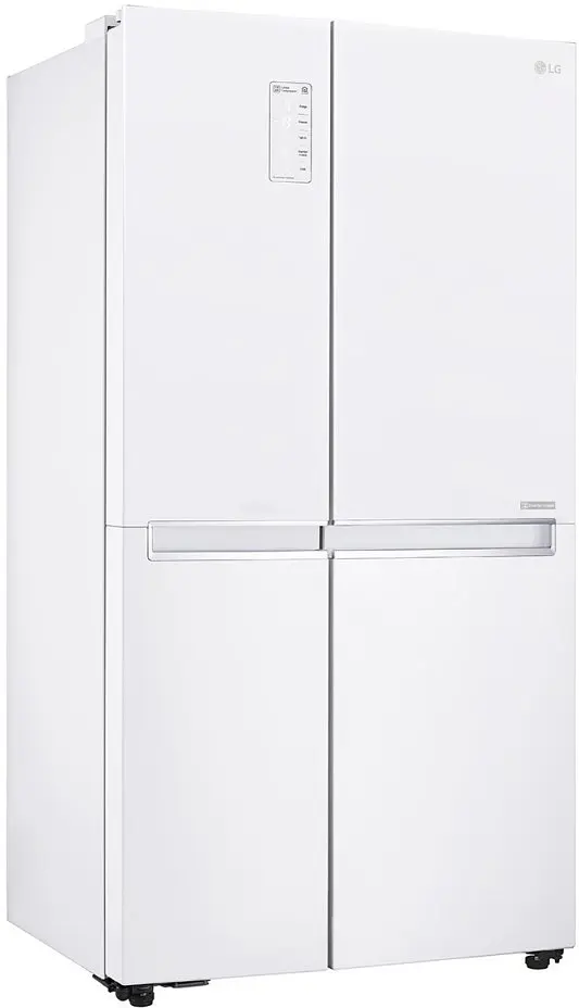 Холодильник SBS LG GC-B247SVDC 179х74х91см 2 двері холодильне відділення 406 л морозильне відділення 220 л A+ NF Білий (GC-B247SVDC) - фото 3