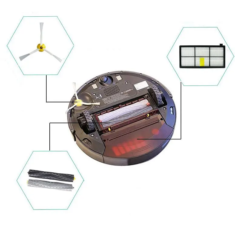 Набір iRobot фільтри + щітки для робота пилососа iRobot Roomba 800/860/870/880/890/900/960/980 (FTRIN4) - фото 7