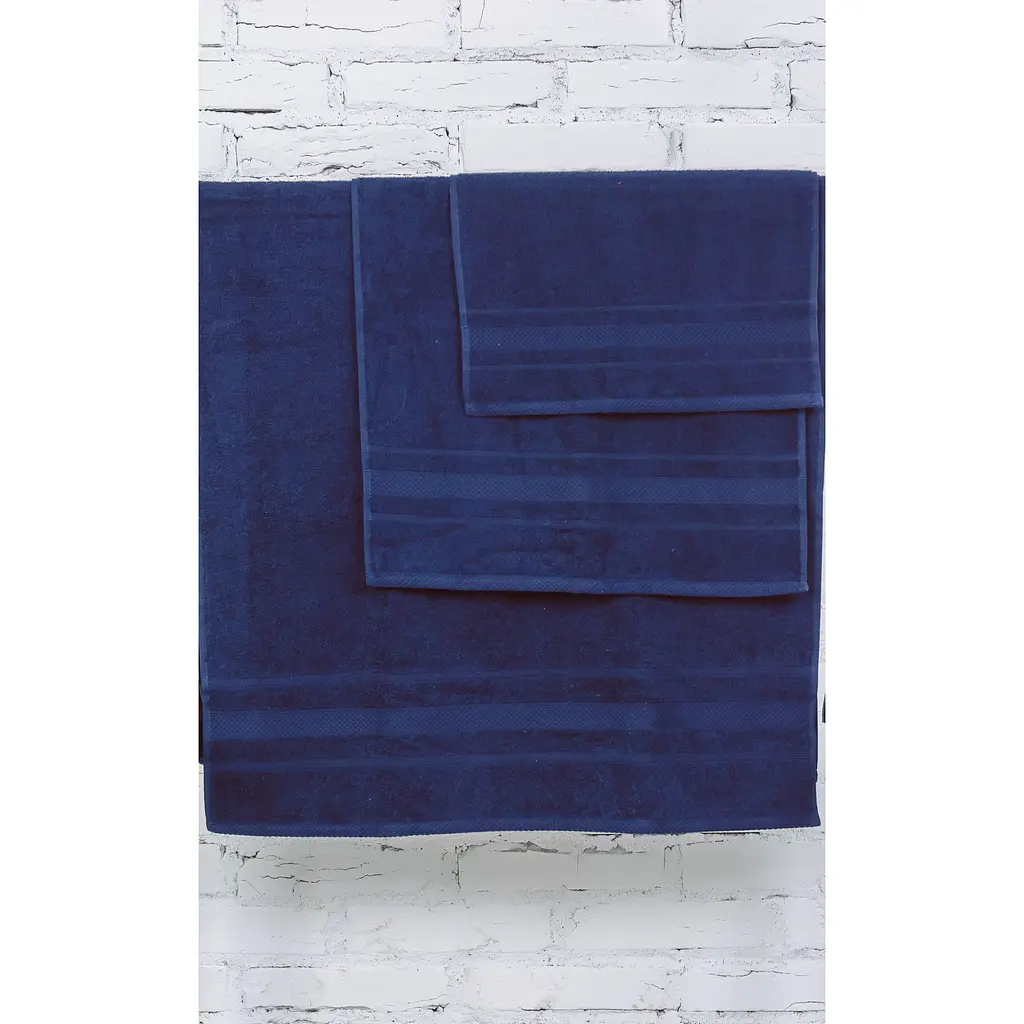 Набір банних рушників №5073 Elite SoftNess Darkblue, 3 шт. (2200003182798) - фото 3