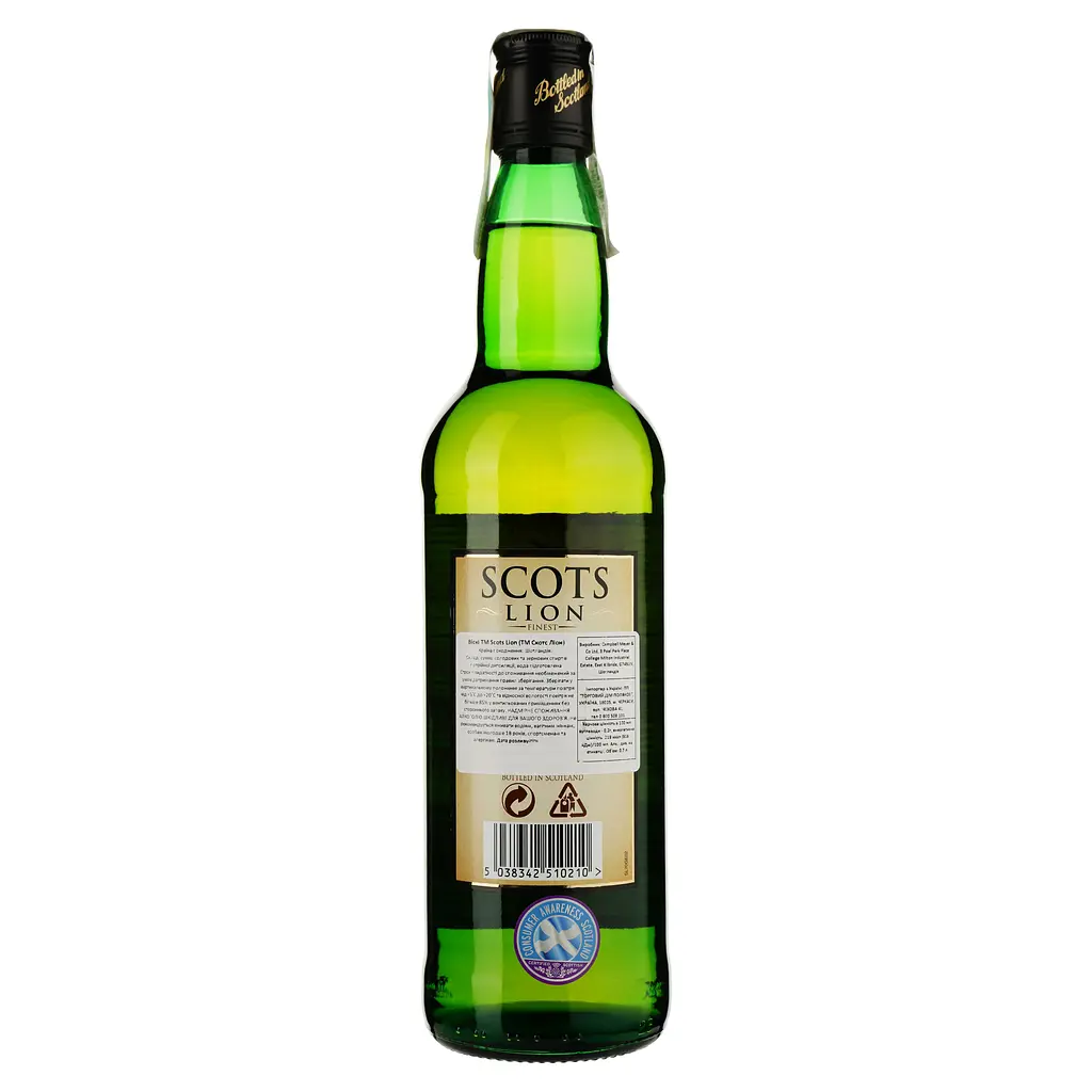 Віскі Scots Lion Blended, 40%, 0,7 л - фото 2