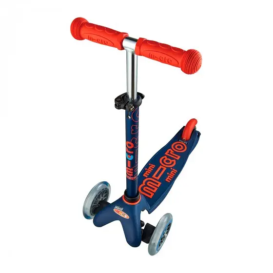 Самокат Micro Mini Deluxe темно-синий (MMD073) - фото 6