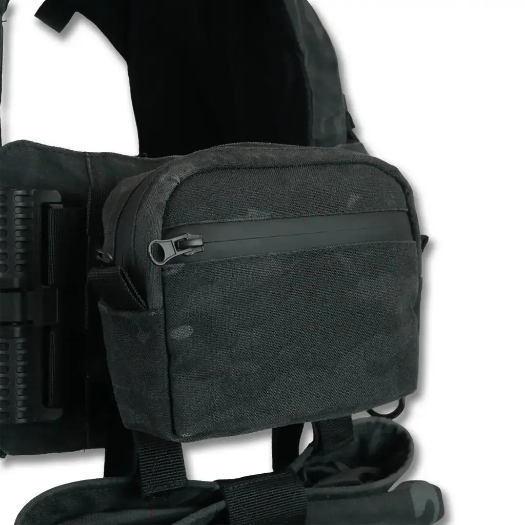 Плитоноска Kiborg GU gen.2 + 6 підсумків Black Multicam (1000-k77002) - фото 10
