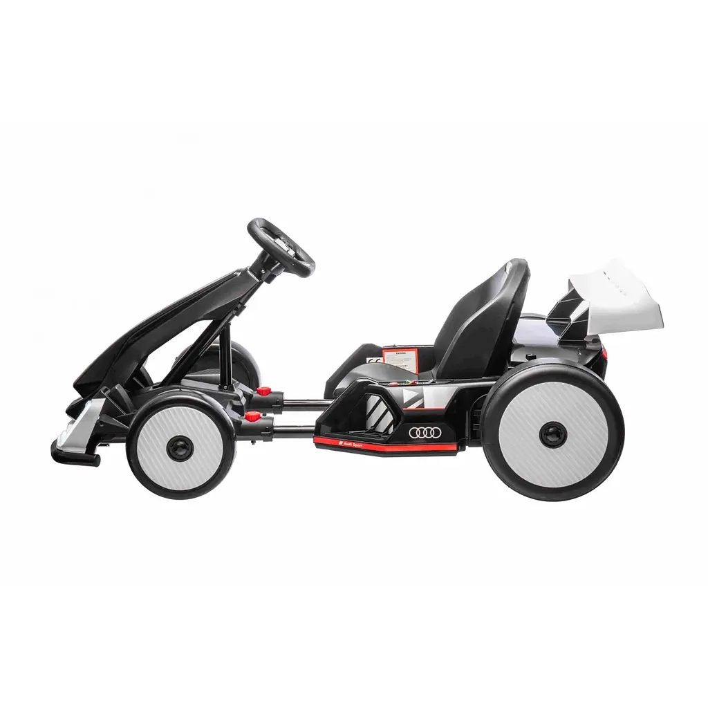 Детский электромобиль-карт Ramiz с функцией дрифта Gokart Audi 24 В, White (PA.AHL007A.BIA) - фото 5