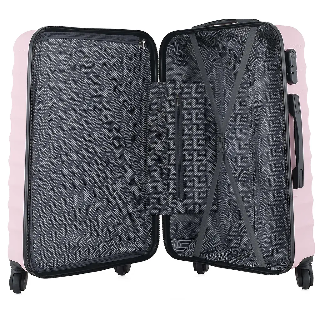 Валіза Semi Line 24 дюйми (M) дюйми (M) Pink Cream (T5632-2) - фото 2
