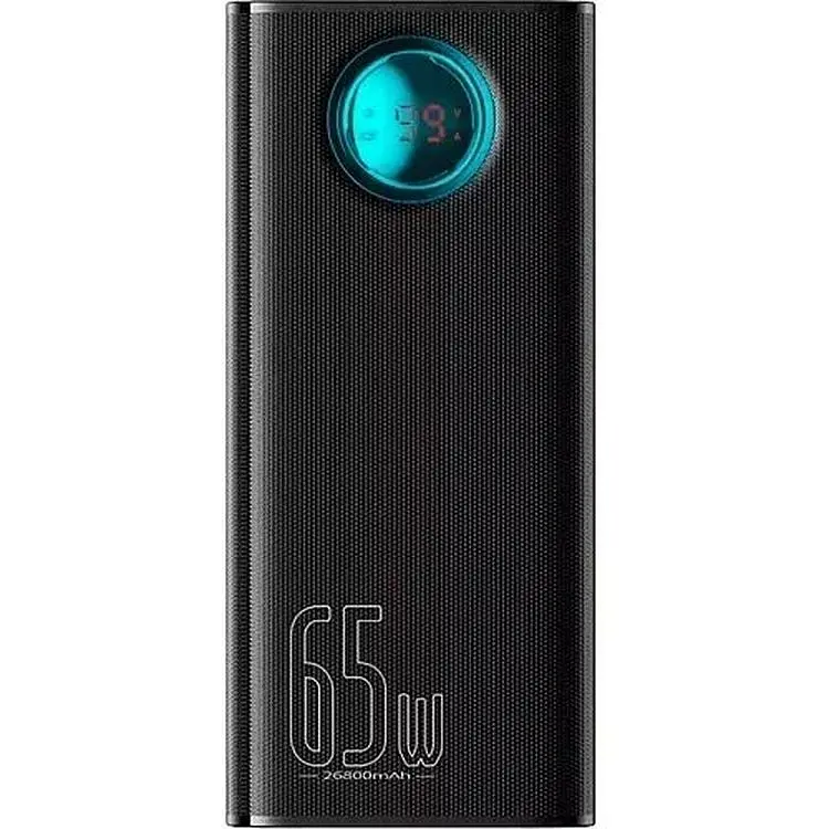 Портативная батарея Baseus Amblight Digital Display Fast Charge 26800 mAh 65W P10022402113-00 Black - фото 2