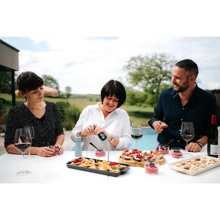 Набор мельниц для соли и перца Peugeot Tahitii 15 см синий (2/42967) - фото 3