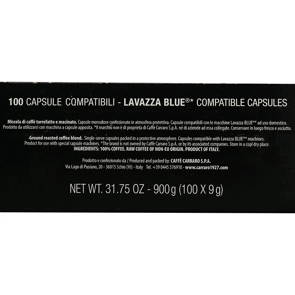 Уцінка. Кава в капсулах Carraro Lavazza Blue Primo Mattino, 100 капсул - фото 4