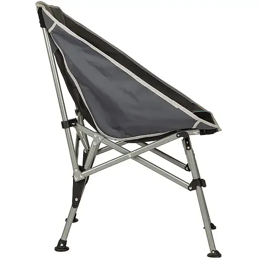 Стул раскладной Bo-Camp Deluxe Extra Compact Anthracite черный с серым (1204749) - фото 3