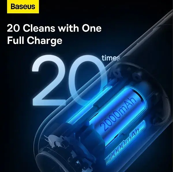 Автомобильный пылесос Baseus A2 Pro Car Vacuum Cleaner(6000pa) White - фото 13