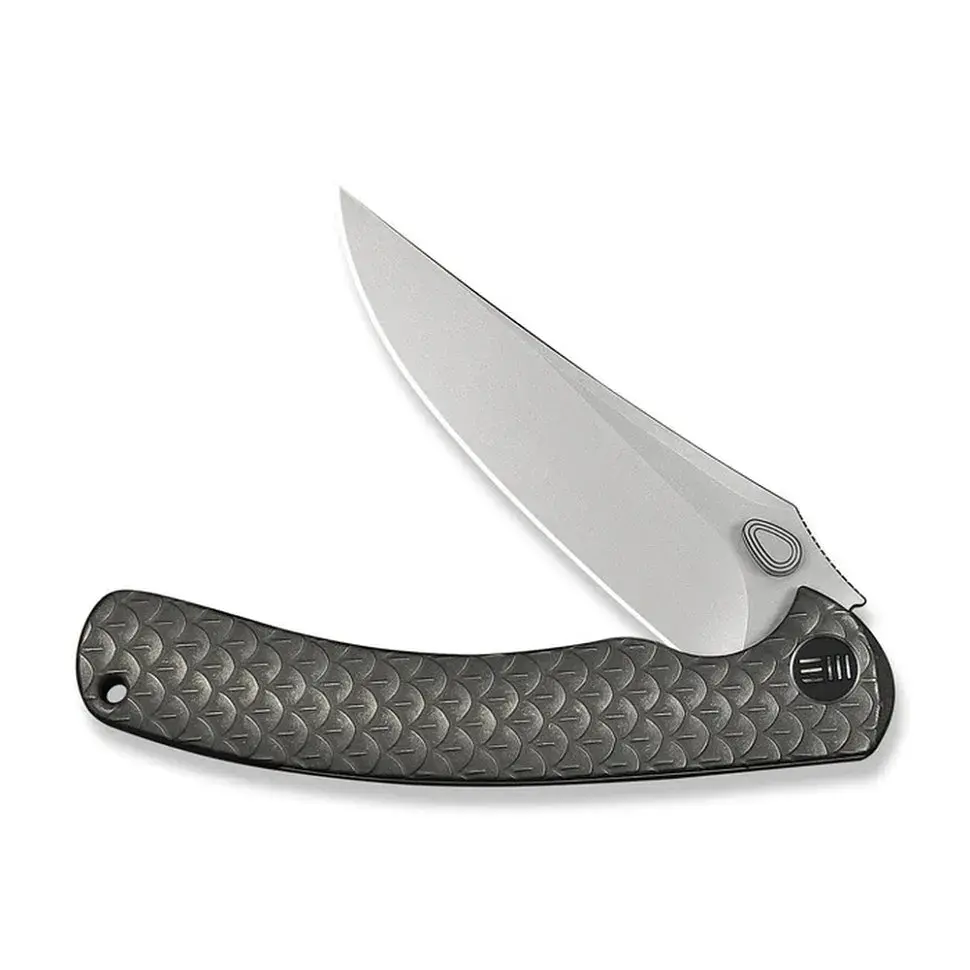 Ніж складаний туристичний Weknife Dracarys, (9.1 см) Böhler M390 / титан 6AL4V сірий - фото 4