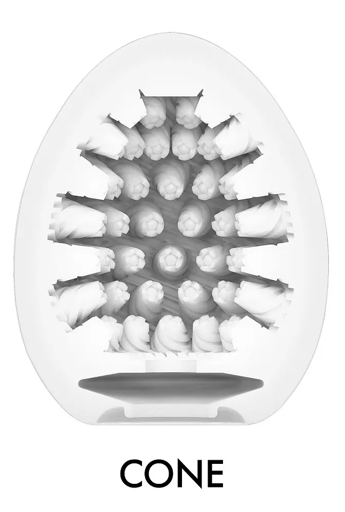 Мастурбатор яйцо Tenga Egg Hard Boiled Cone белый - фото 4