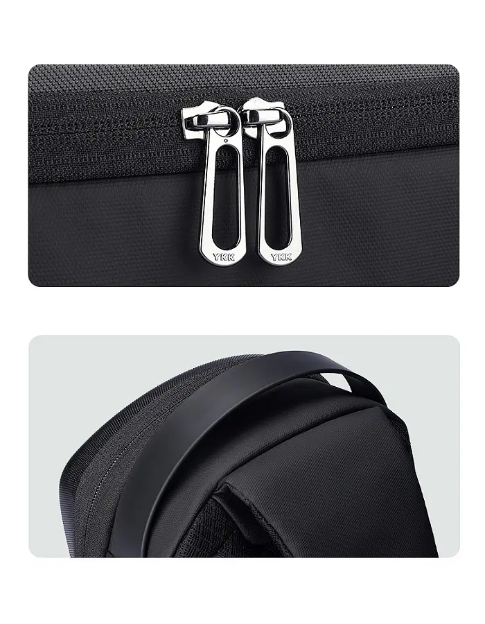 Рюкзак з однією лямкою Mark Ryden MR3998 з USB-портами та тримачем для ключів (Чорний) - фото 5