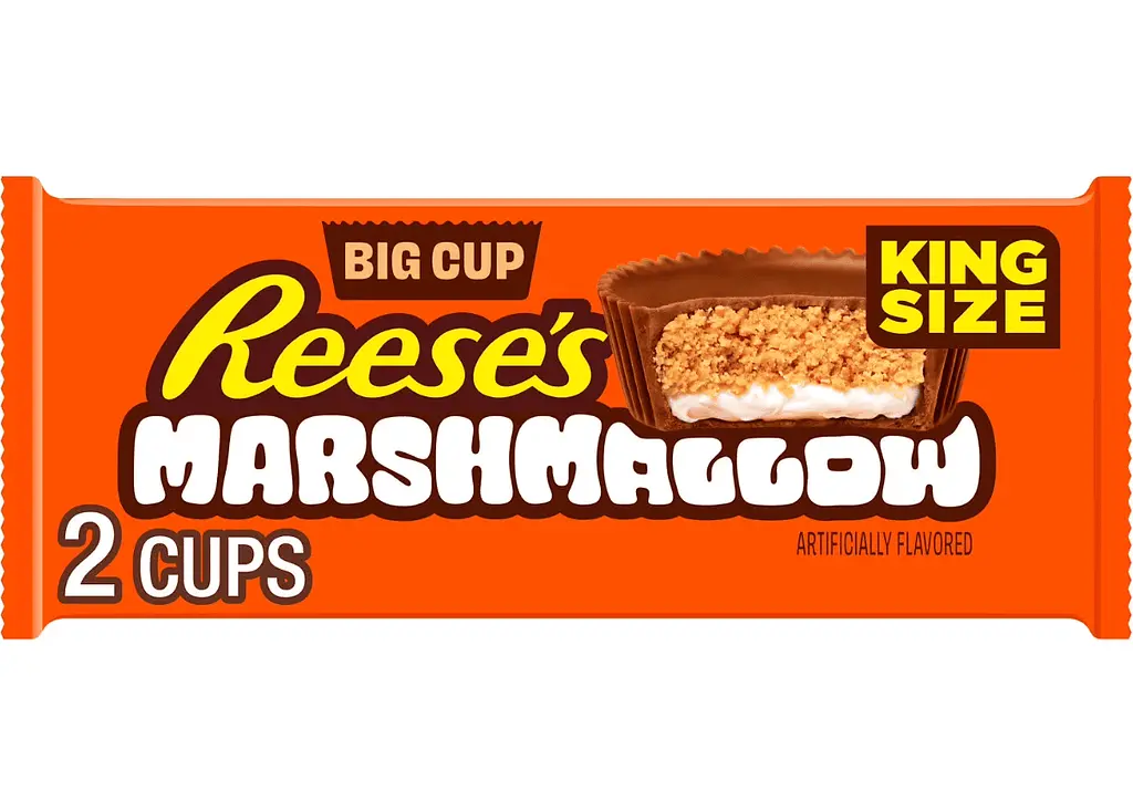 Шоколадні цукерки Reese's Big Cup Marshmallow Peanut Butter Cups 79г - фото 2