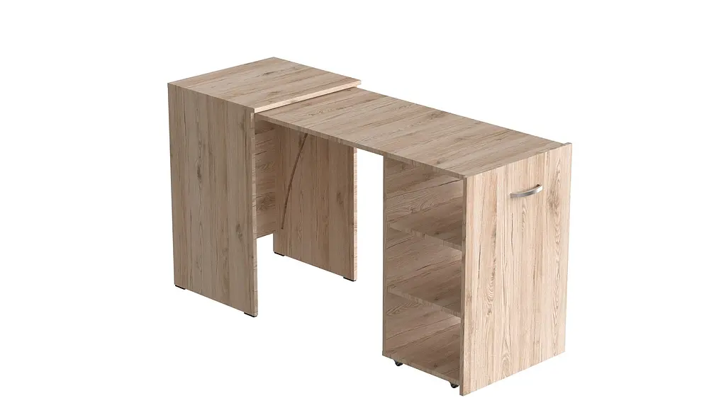 Стіл-тумба трансформер Смарт 1/1 Ferrum-decor 750x1450x500 ДСП Дуб Сан-Марино 16 мм (FRD-105068) - фото 2