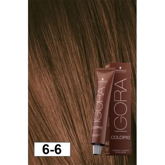 Краска для волос Schwarzkopf Igora Color10 New, тон 6-6 (темный блонд шоколадный), 60 мл (2682664) - фото 2