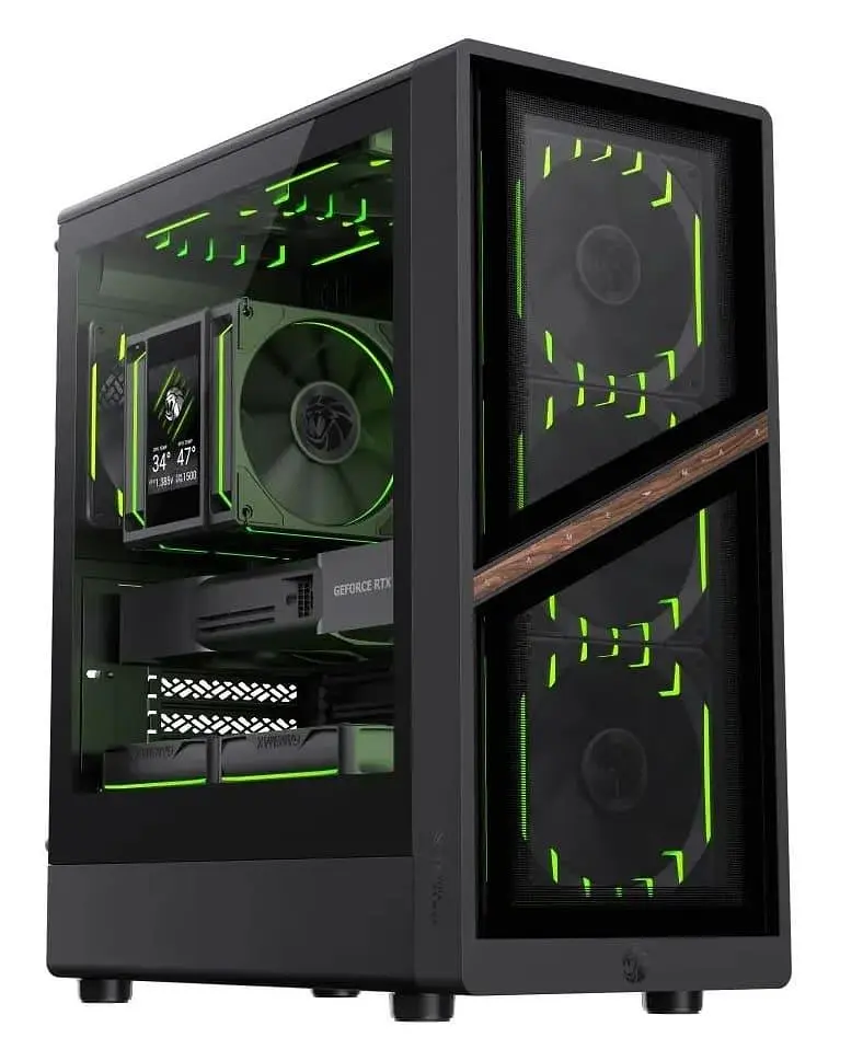 Корпус GameMax Aeris 330 GB Без БП Black (AERIS 330 GB) - фото 2
