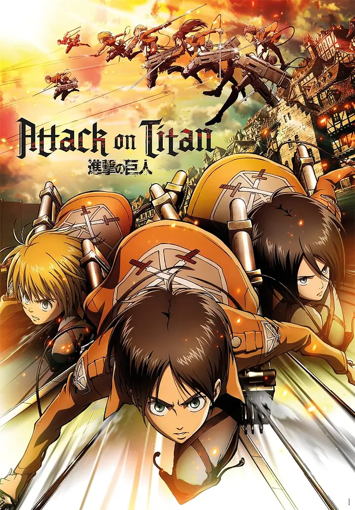Пазл Anime Attack On Titans (Аниме Атака Титанов) - 1000 шт. Clementoni 39727 - фото 2
