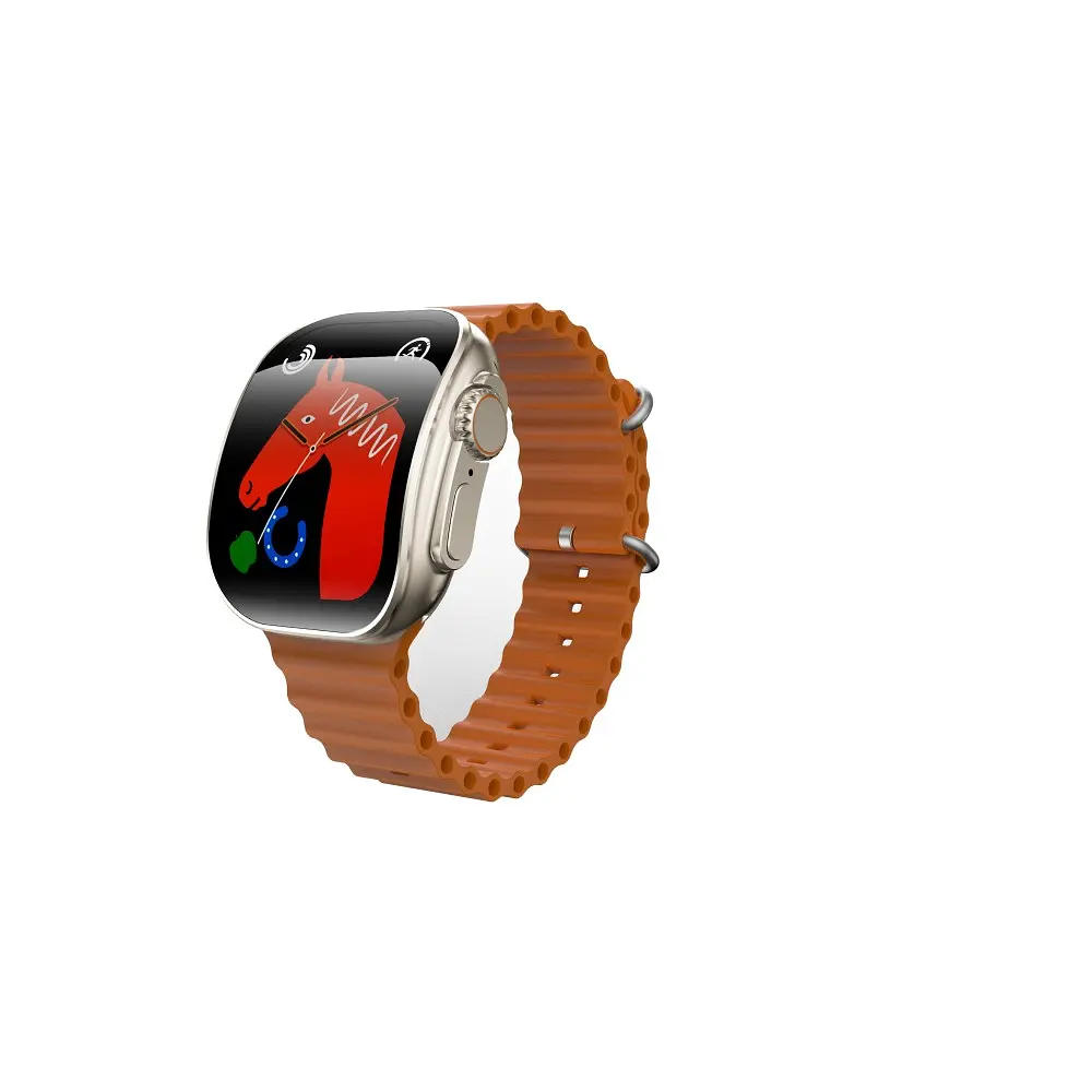 Смарт-годинник W&amp;O X10 Ultra 3 49mm. 300 mAh. IP67 Gold - фото 11