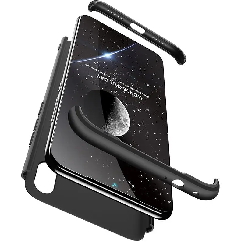 Чохол-накладка GKK 3 in 1 Hard PC Case Xiaomi Redmi 7 Black - фото 2