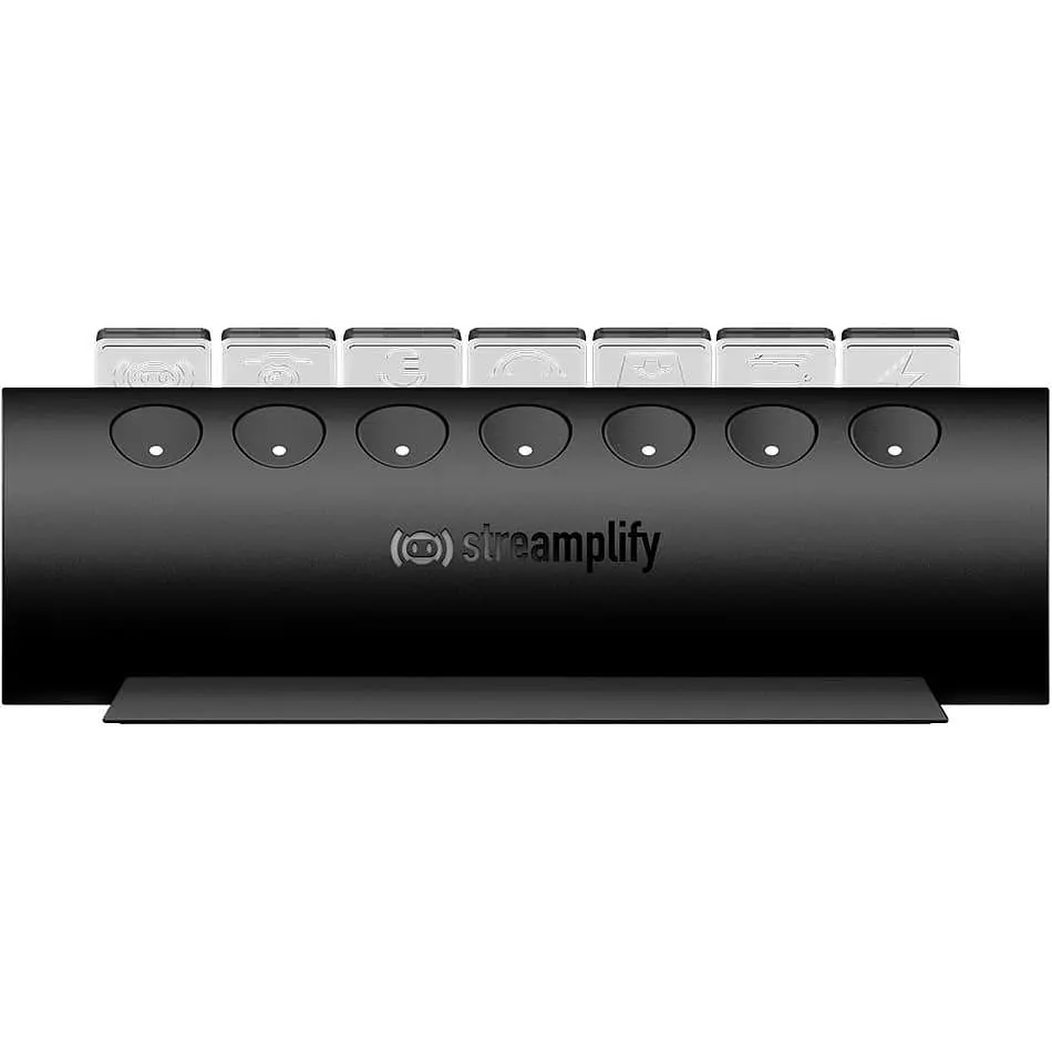 USB-Хаб Streamplify HUB CTRL 7-RGB-EU-F, чорний - фото 6