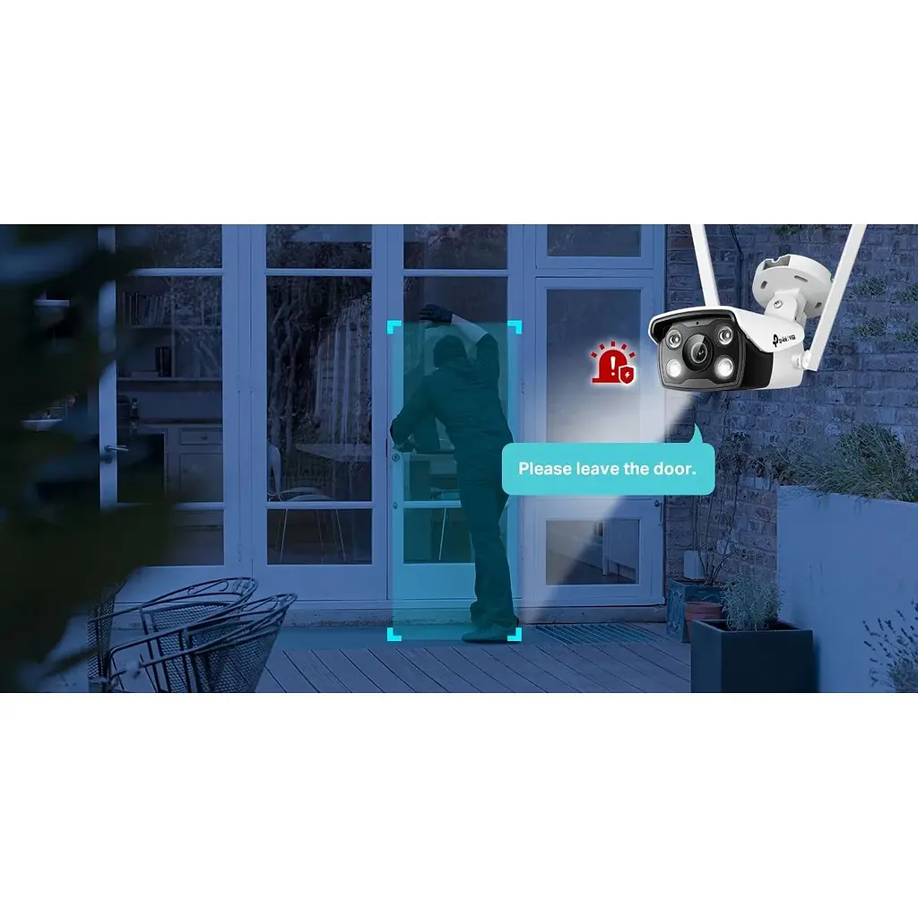 IP-камера TP-Link VIGI-С340-W-4,PoE, 4Мп, 4 мм, Wi-Fi, H265+, IP66, Bullet, кольорове нічне бачення, зовнішня - фото 3