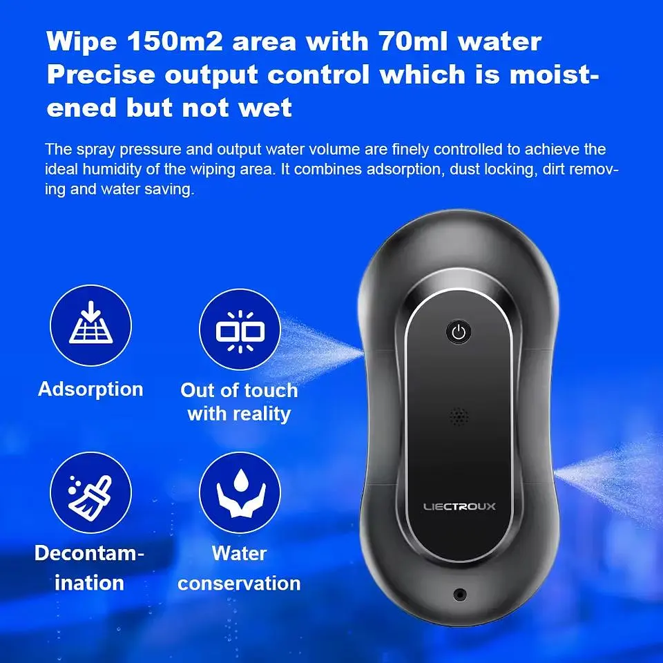 Робот для миття вікон Liectroux YW810 Black - фото 11