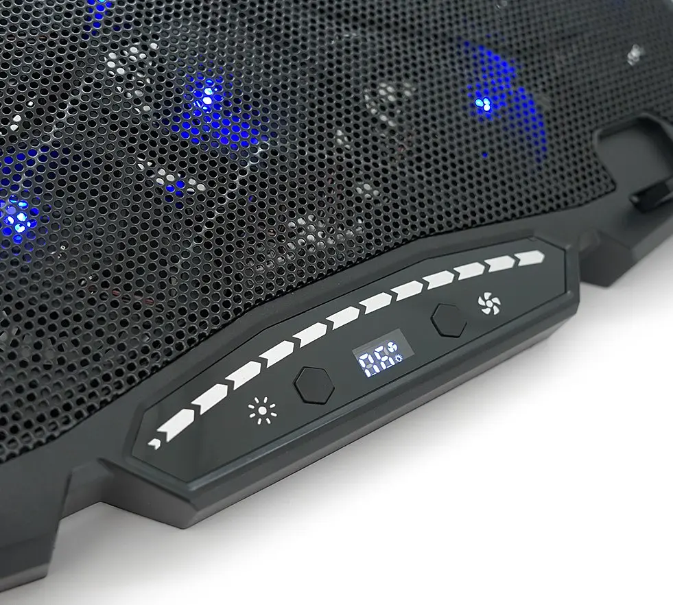 Охолоджувальна підставка для ноутбука до 17.3 дюймів Ice Coorel K-12 15 fans 2500RPM - фото 2
