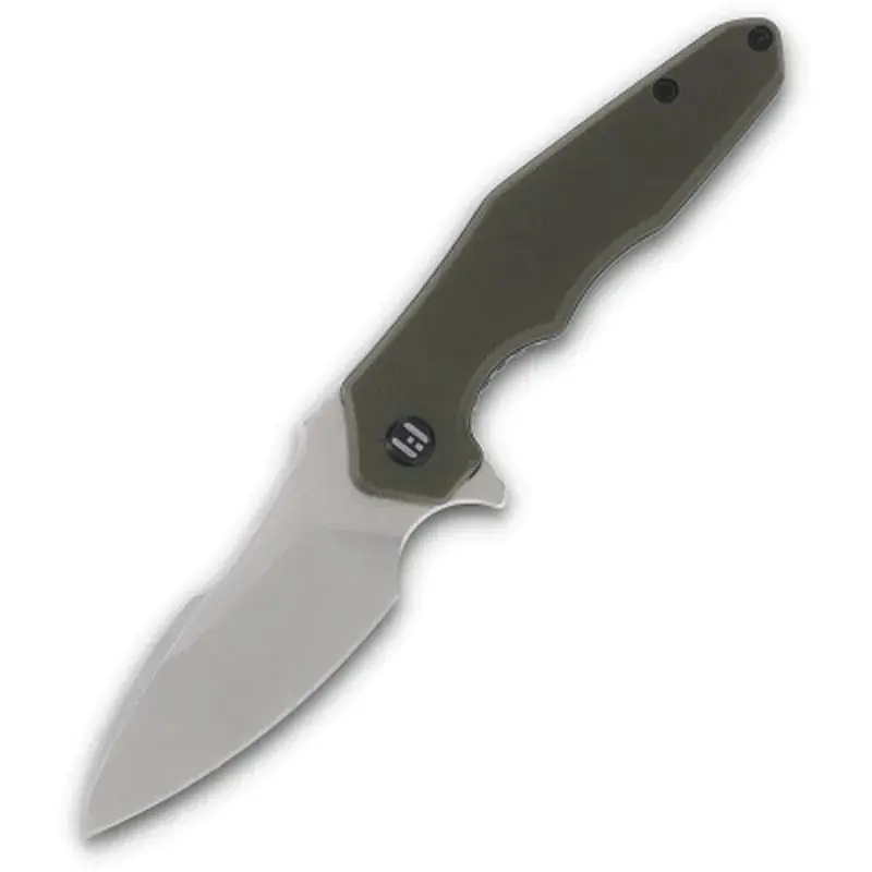 Ніж Hightron Mini Ventura, D2, G10, зелений, сталевий stonewash клинок (HK05GRNS) - фото 2