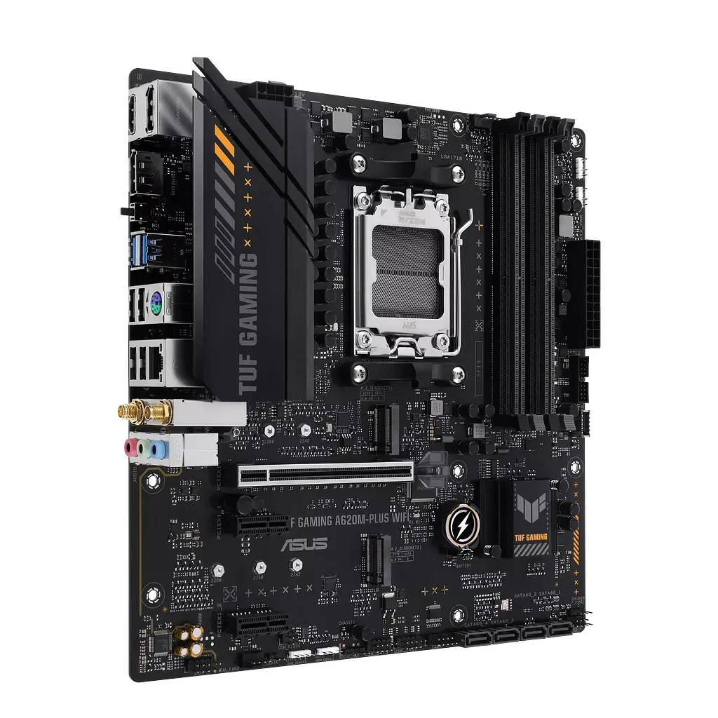 Материнська плата Asus A620M-Plus TUF Gaming WiFi Socket AM5 (TUF GAMING A620M-PLUS WIFI) - фото 2