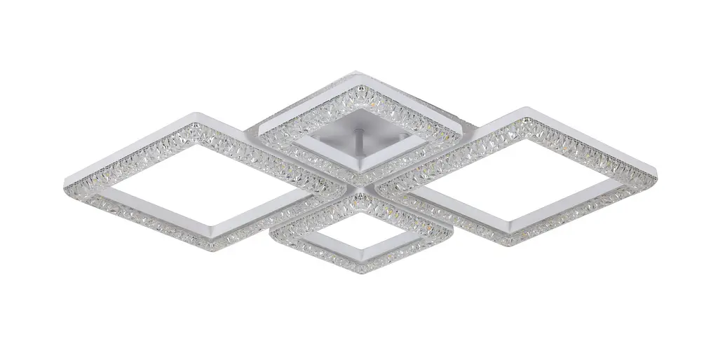 Люстра світлодіодна акрилова Sirius 2725/2+2 WT 50W x 2+13W x 2 - фото 2