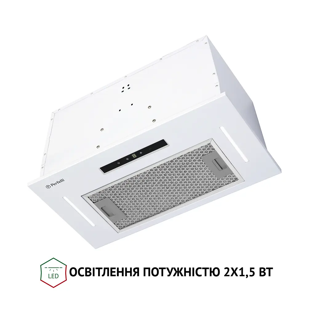 Витяжка повновбудована PERFELLI BIS 5653 WH 1000 LED - фото 6