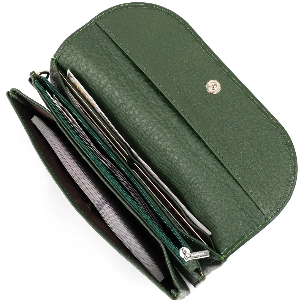 Женский кожаный кошелек-клатч ST Leather 19х9.5х2.5 см acs0015827 - фото 3
