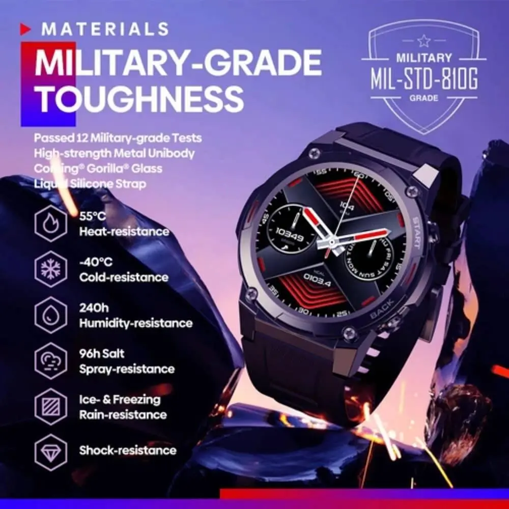 Смарт-часы Smart watch Zeblaze Vibe 7 Pro Black - фото 6