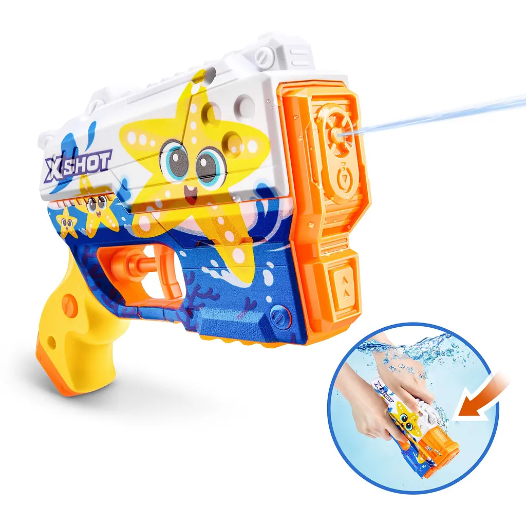 Водный бластер Zuru X-Shot Junior Fast-Fill Морская звезда (118143G) - фото 2