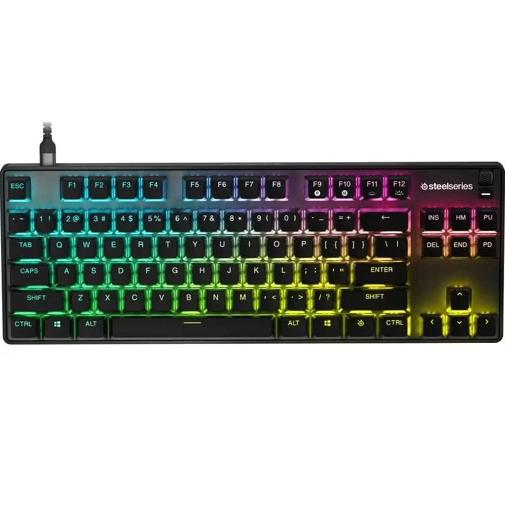 Клавіатура ігрова оптична SteelSeries Apex 9 TKL UA OptiPoint (64847) - фото 7